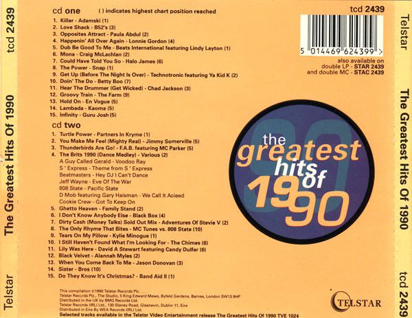 Песни 1990 года. Hits of 1990. Обложка best of 1990: the Greatest Hits of year. Песня 1990 английская песня.